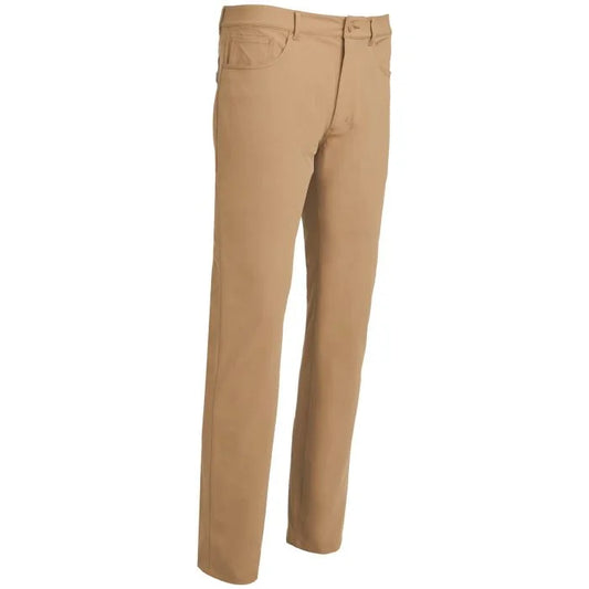 G/Fore Men's Tour 5 Pocket 4-Way Stretch Straight Leg Golf Pants: Fawn
