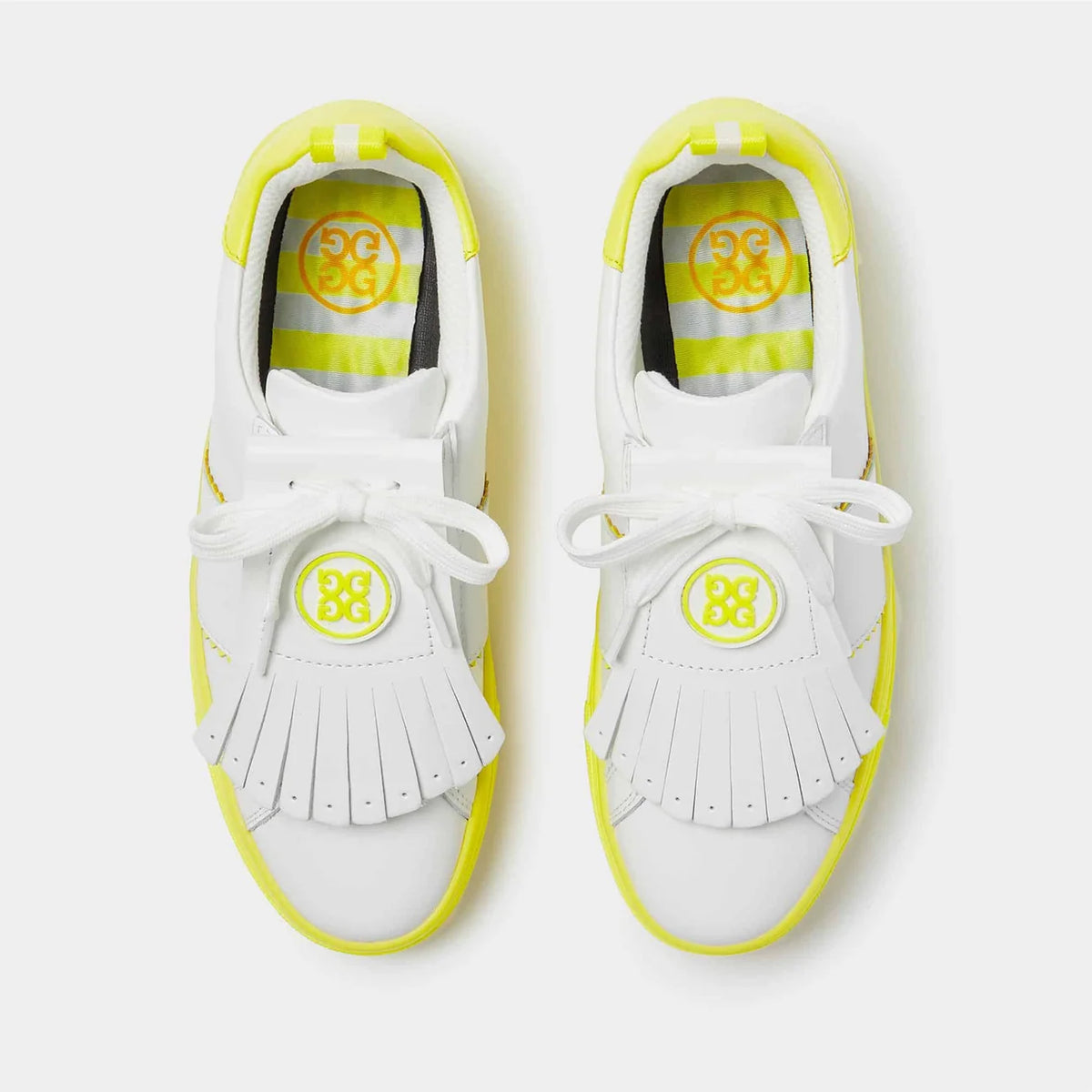 Brand New! G/Fore Women's Contrast Accent Kiltie Durf Golf Shoes: Solar