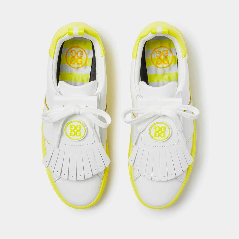 Brand New! G/Fore Women's Contrast Accent Kiltie Durf Golf Shoes: Solar