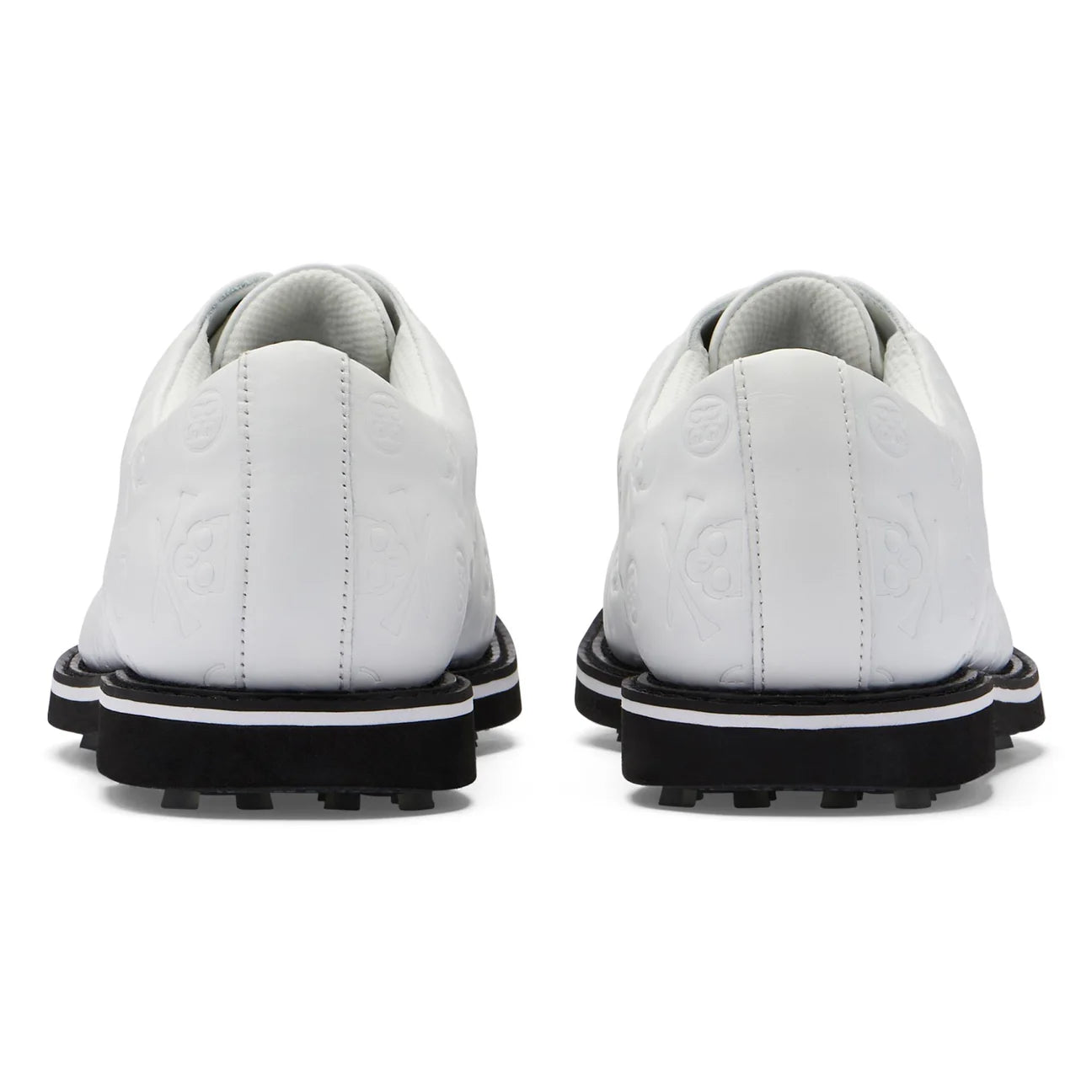 G/Fore 男式 Debossed Skull &amp; T's Gallivanter 高尔夫球鞋：雪色