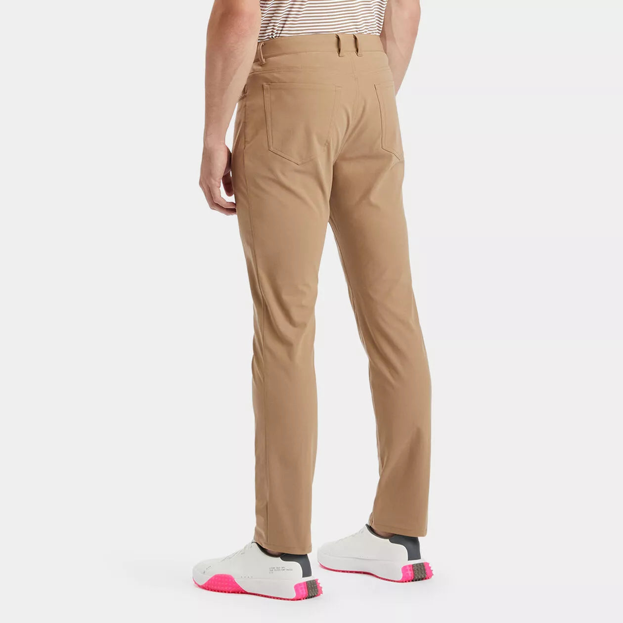 G/Fore Men's Tour 5 Pocket 4-Way Stretch Straight Leg Golf Pants: Fawn