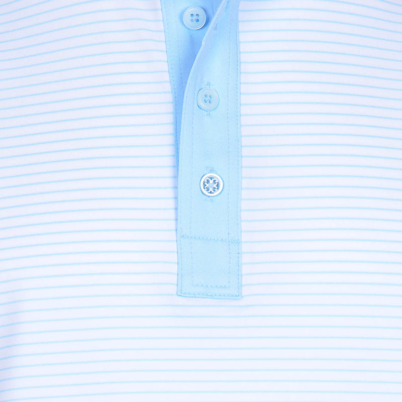 G/Fore Narrow Stripe Polo Shirt: Capri