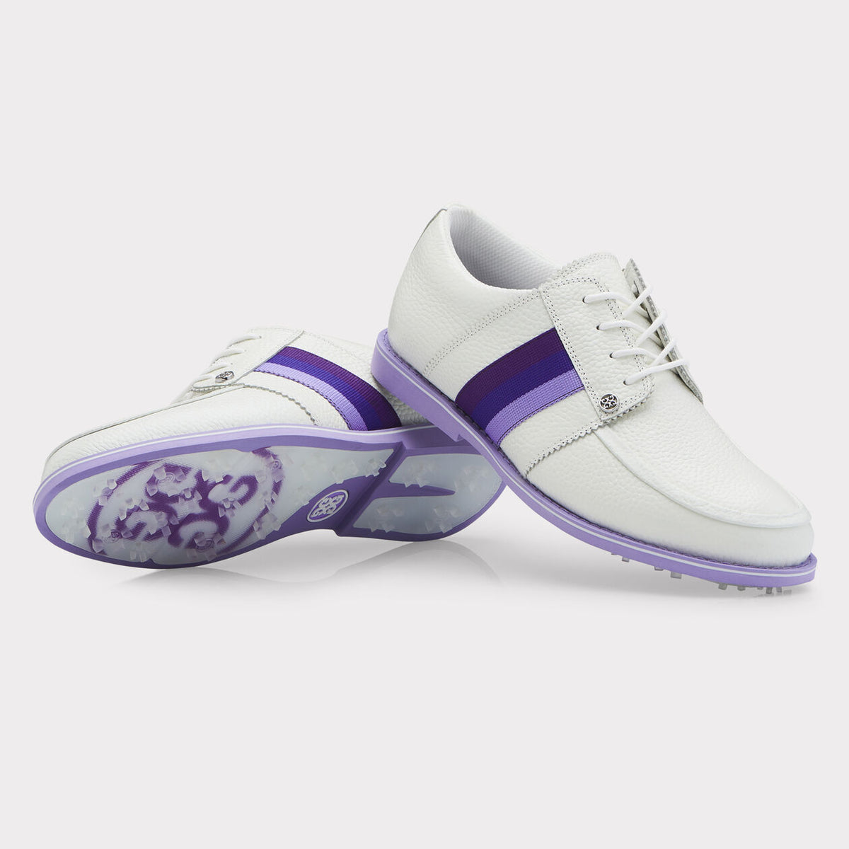 Brand New! G/Fore Women's Grosgrain Gallivanter Golf Shoes - Snow/Amethyst