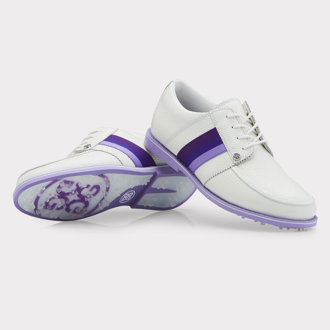 Brand New! G/Fore Women's Grosgrain Gallivanter Golf Shoes - Snow/Amethyst