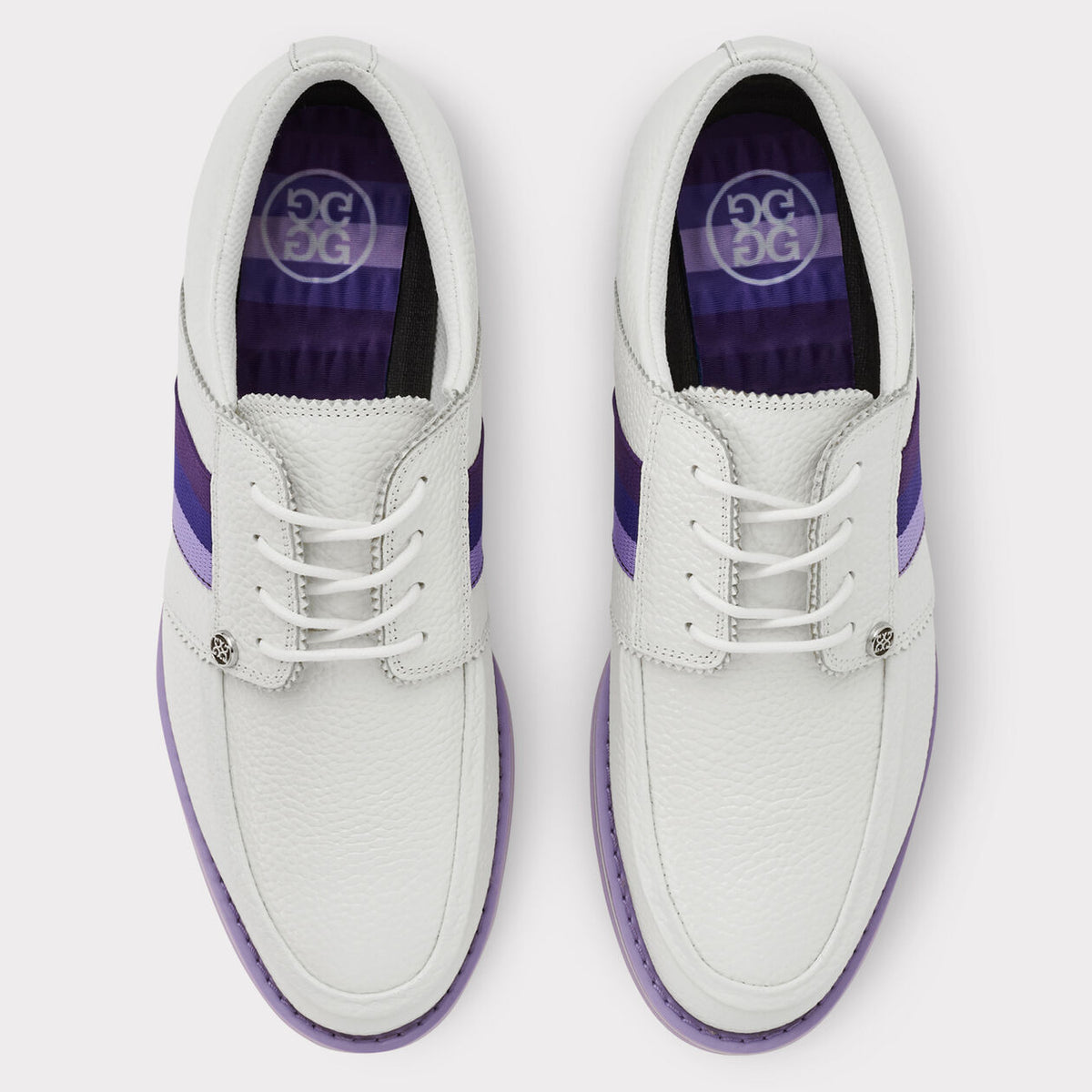 Brand New! G/Fore Women's Grosgrain Gallivanter Golf Shoes - Snow/Amethyst