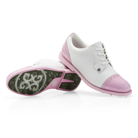 G/Fore Women's Cap Toe Gallivanter Golf Shoes - Sonw/Blush