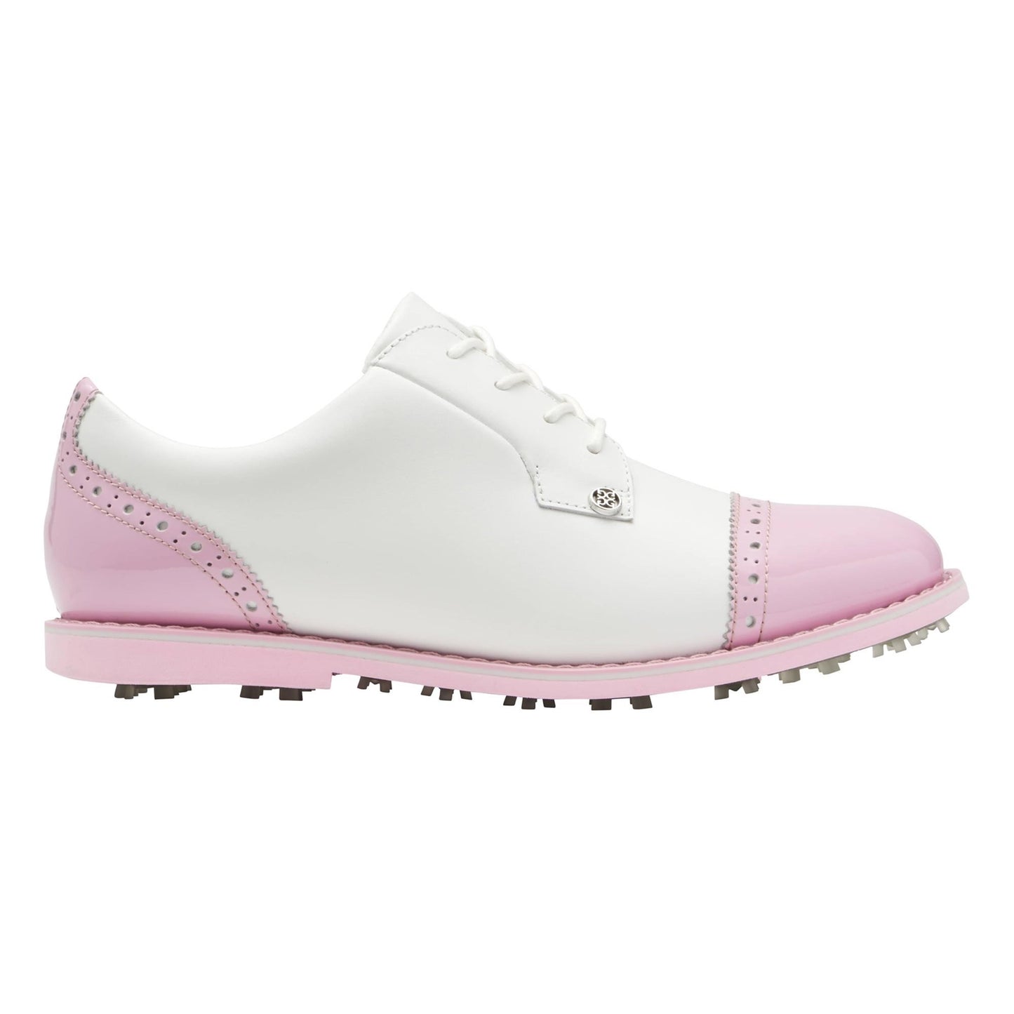 G/Fore Women's Cap Toe Gallivanter Golf Shoes - Sonw/Blush