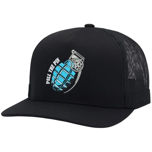 G/Fore "Pull The Pin" Trucker Golf Hat - Onyx