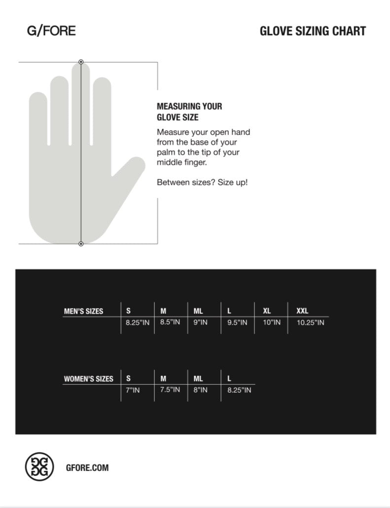 G/Fore 男士系列高尔夫手套：仅限左手