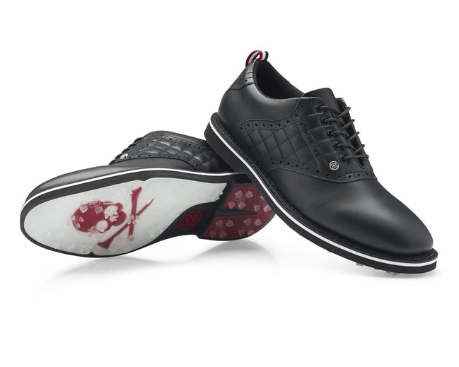 G/Fore Men's Quilted Saddle Gallivanter Golf Shoes: Onyx