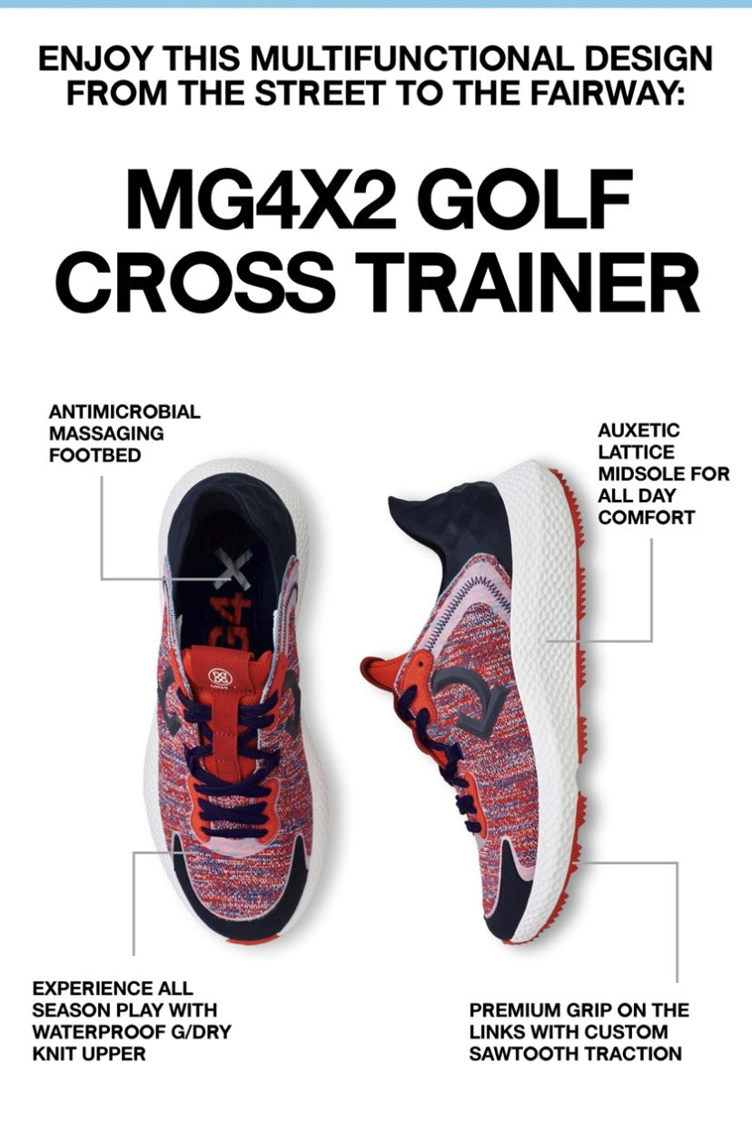 G/Fore Men's MG4X2 Golf Cross Trainer: Twilight/Poppy