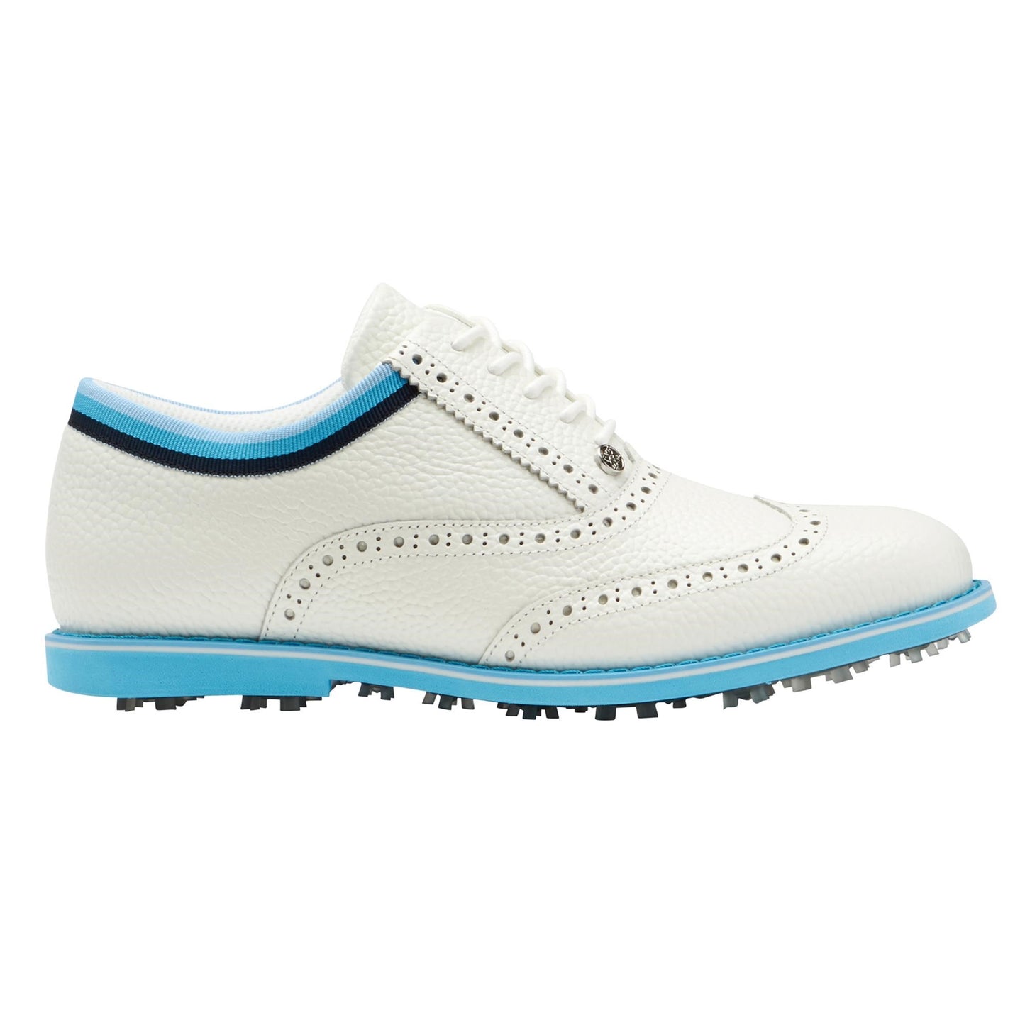 G/Fore Women's Grosgrain Brogue Gallivanter Golf Shoes - Snow/Tulum